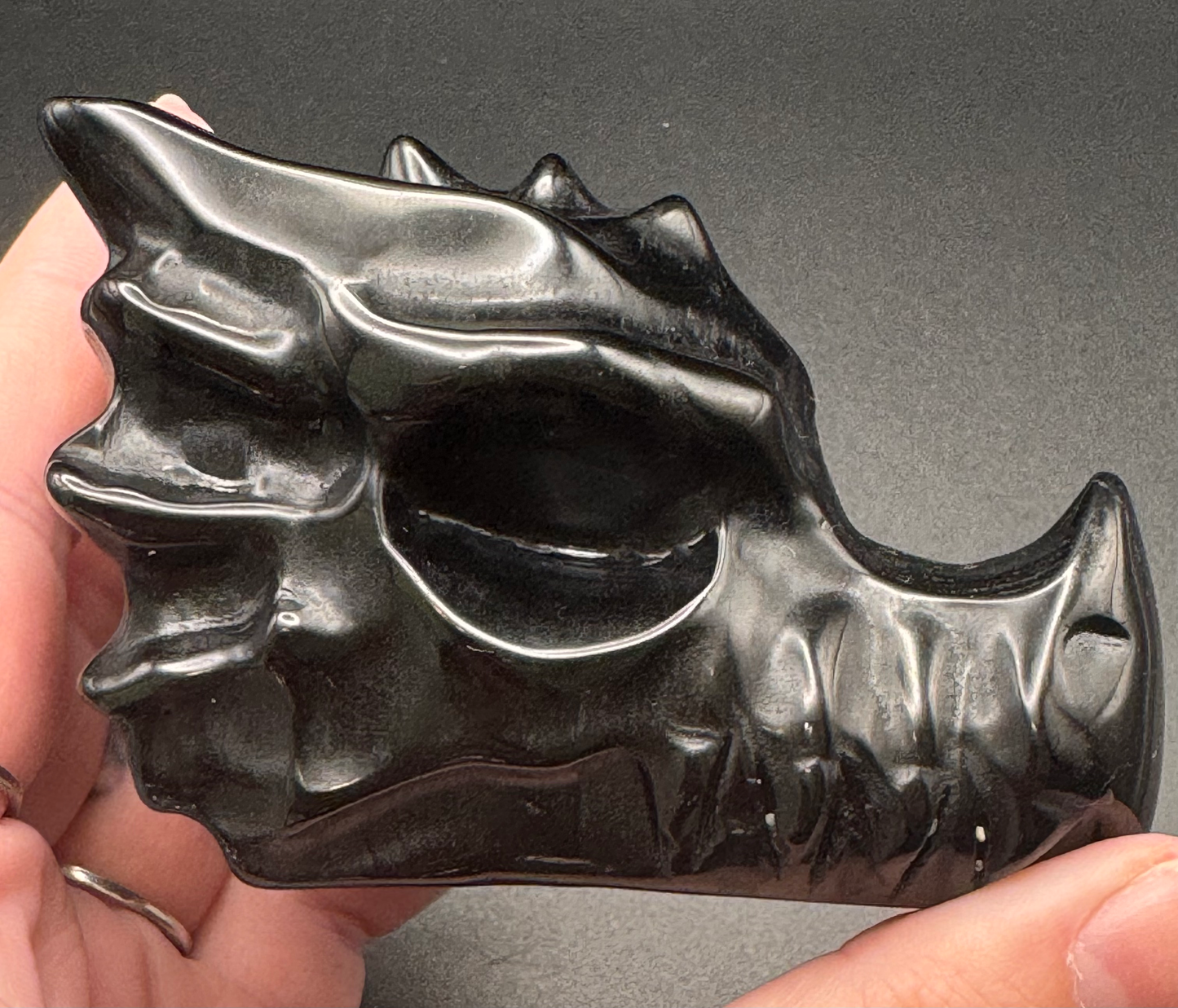 Obsidian Dragon Skull image 7