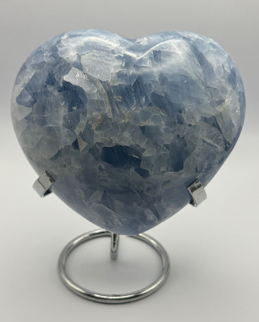 Blue Calcite Heart image 0