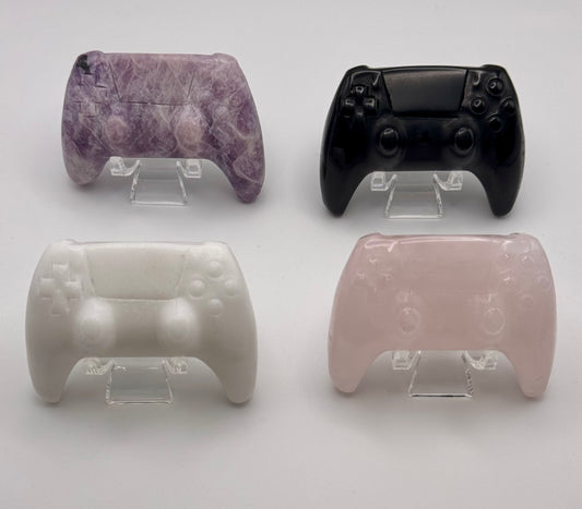 Rose Quartz Crystal Game Controller
