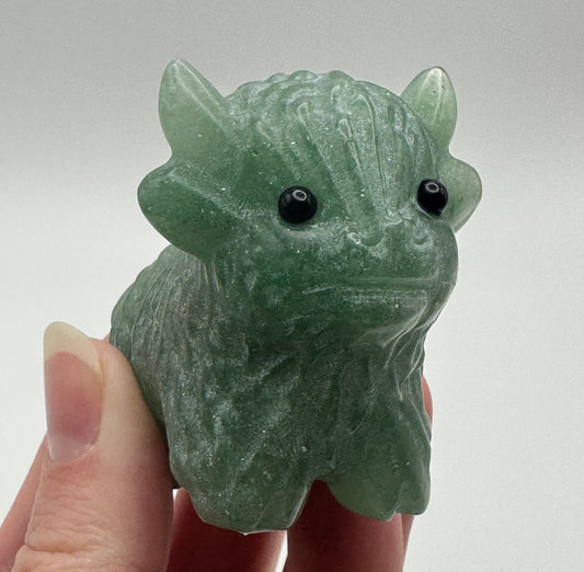 Green Aventurine Highland Cow