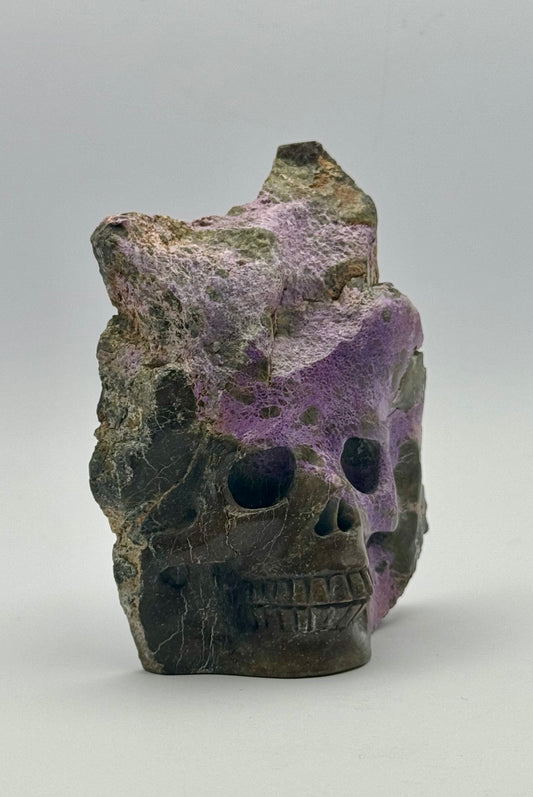 Atlantisite Freeform Skull Carving