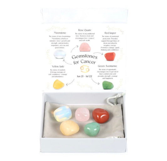 Cancer Zodiac Crystal Gemstone Set image 0