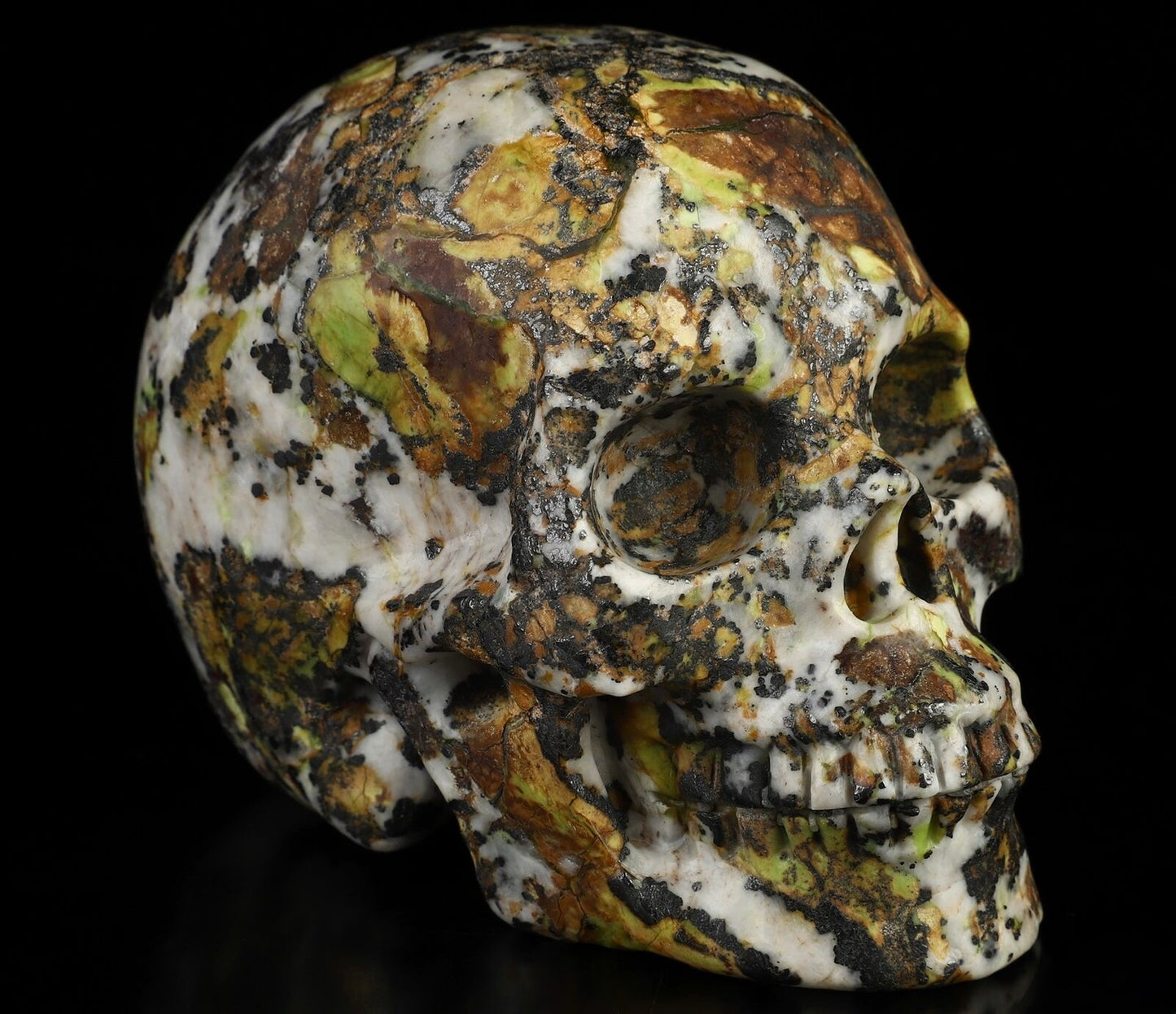 Hiso Jasper Skull Carving