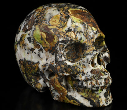 Hiso Jasper Skull Carving
