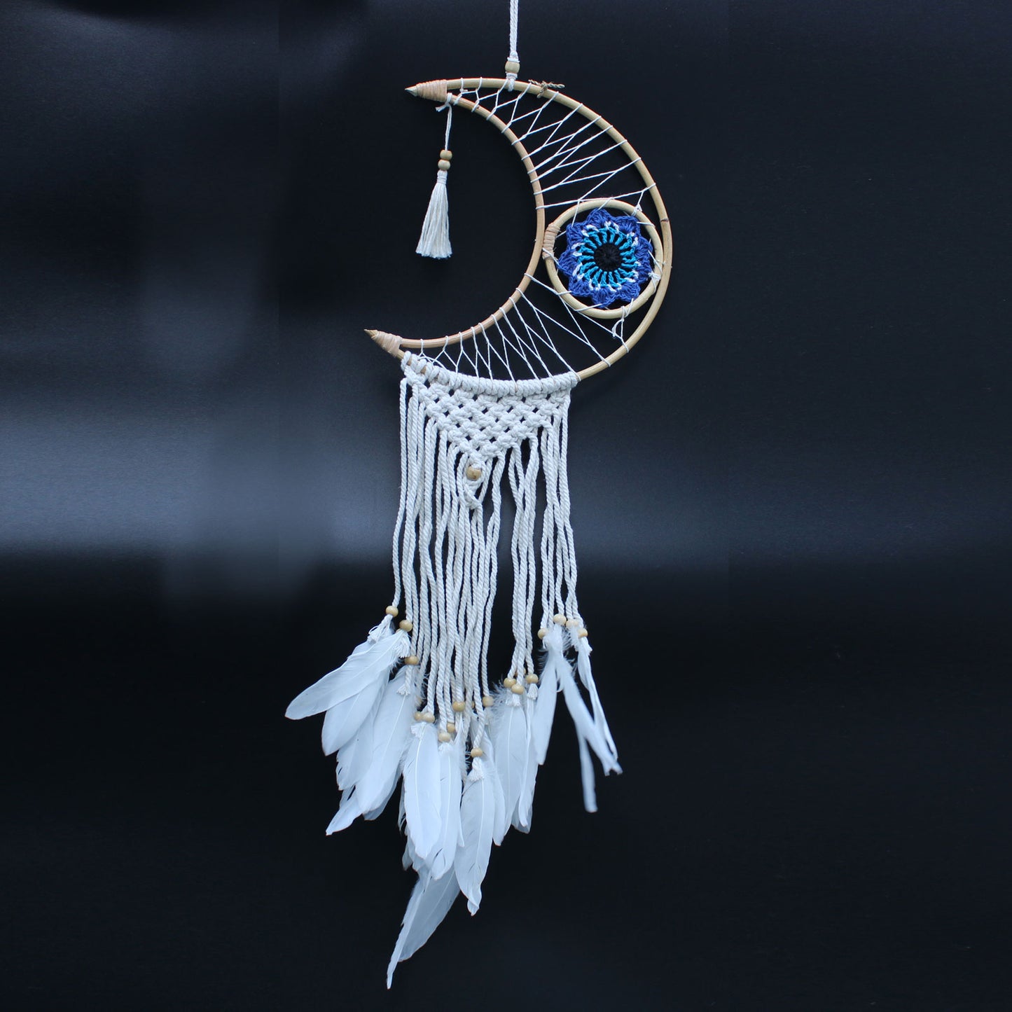 Protection Dream Catcher - Macrame Moon image 5