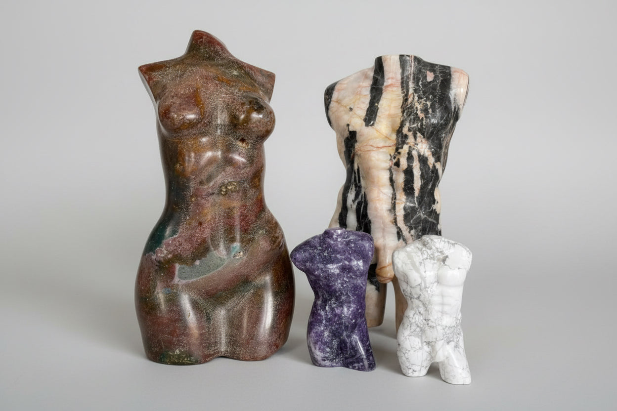 Pink Zebra Jasper Man Body image 0
