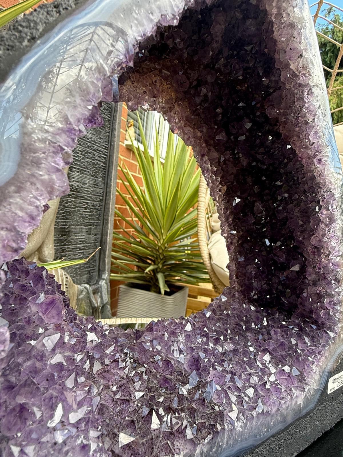 Brazilian Amethyst Cathedral Geode - 8.96kg