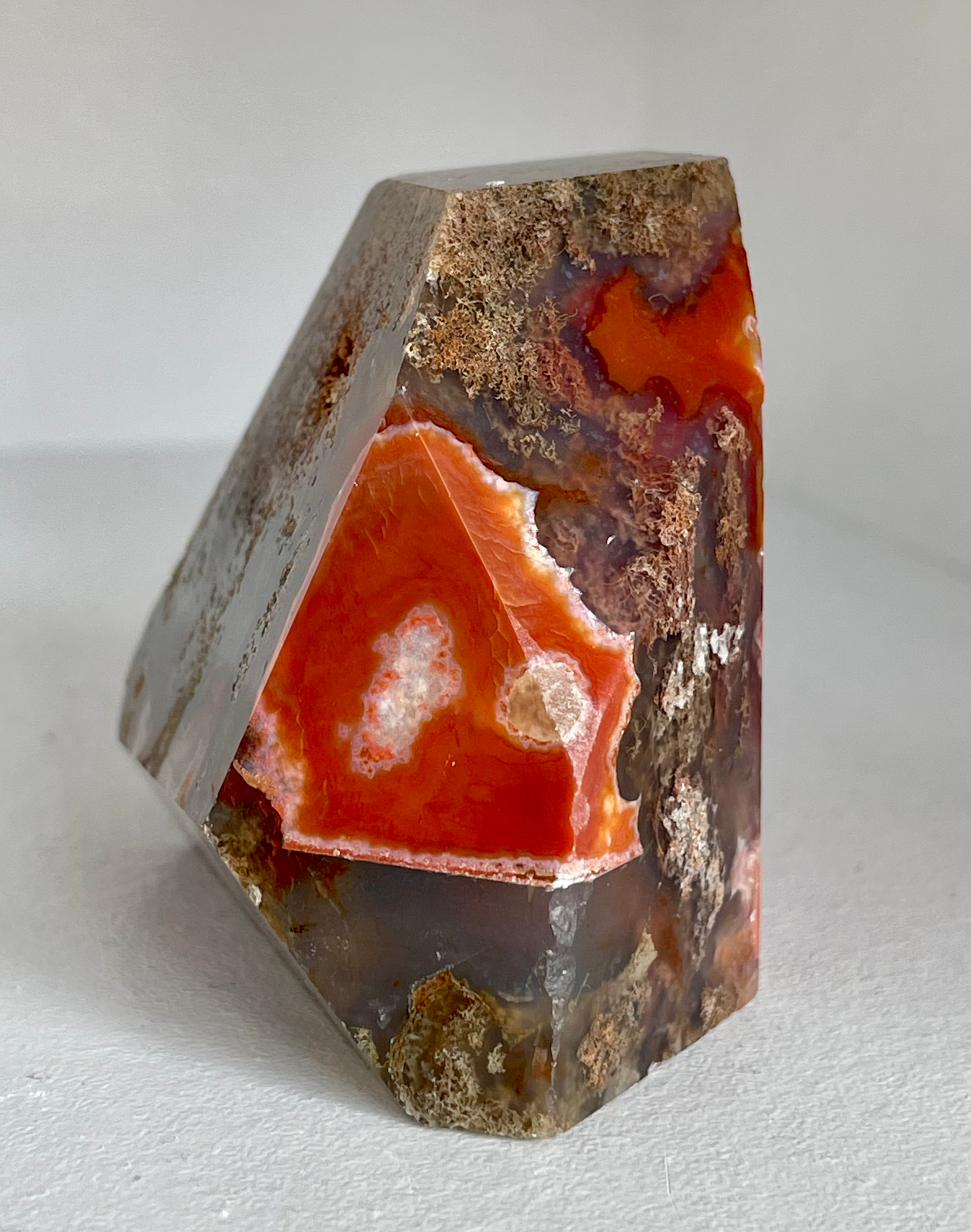 Carnelian x Moss Agate Freeform image 2