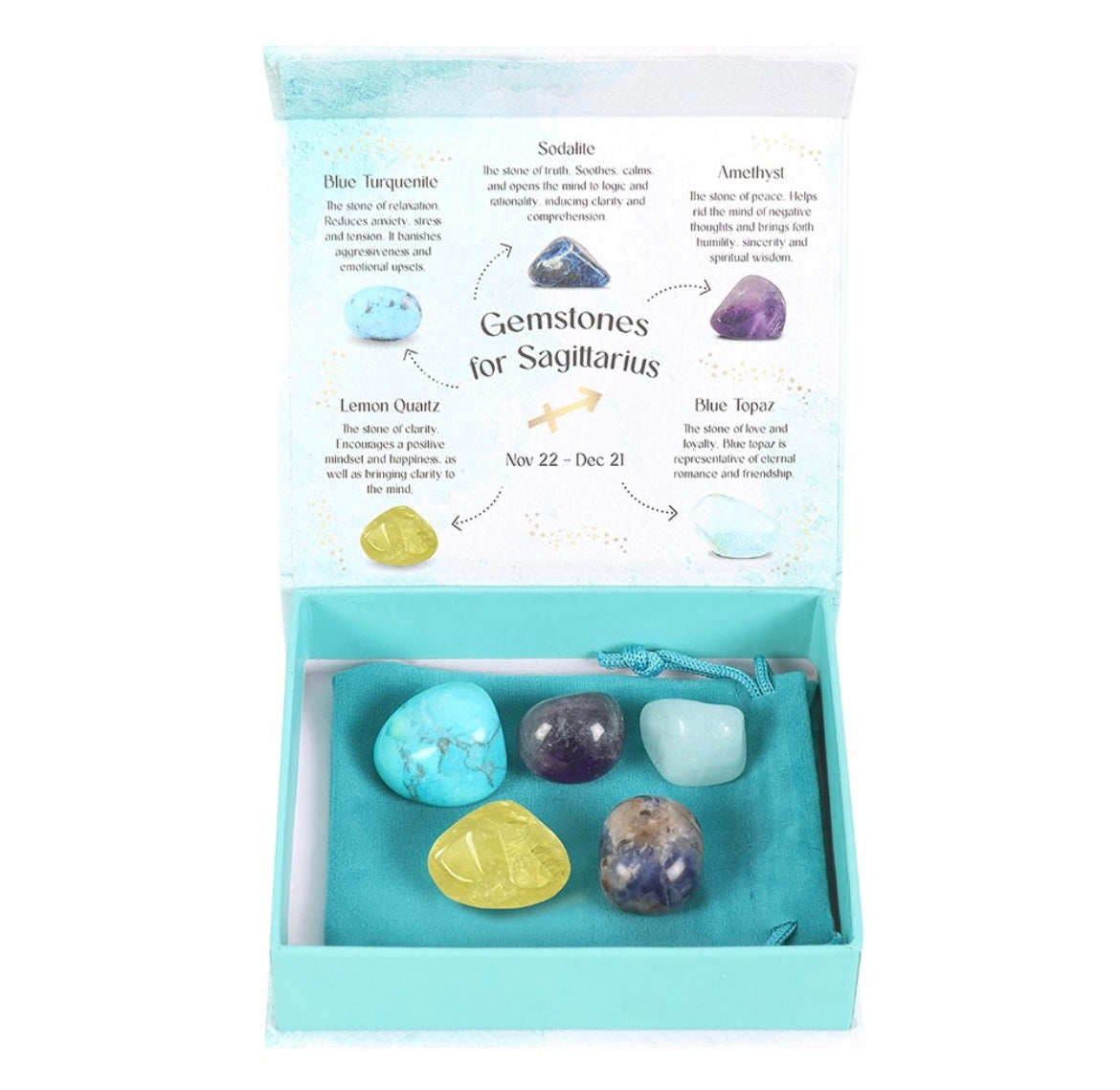 Sagittarius Crystal Gemstone Set image 0