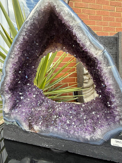Brazilian Amethyst Cathedral Geode - 8.96kg