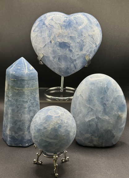 Blue Calcite Heart image 11