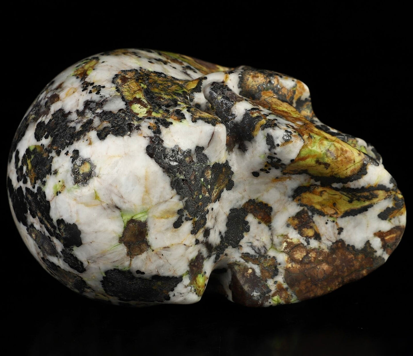 Hiso Jasper Skull Carving
