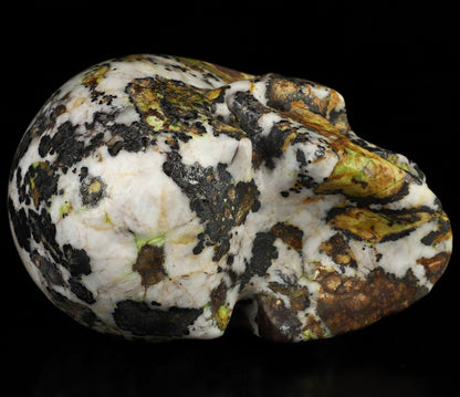 Hiso Jasper Skull Carving