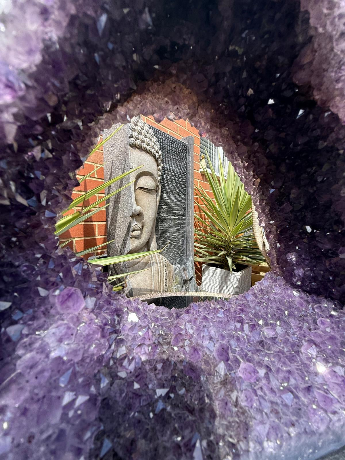 Brazilian Amethyst Cathedral Geode - 8.96kg