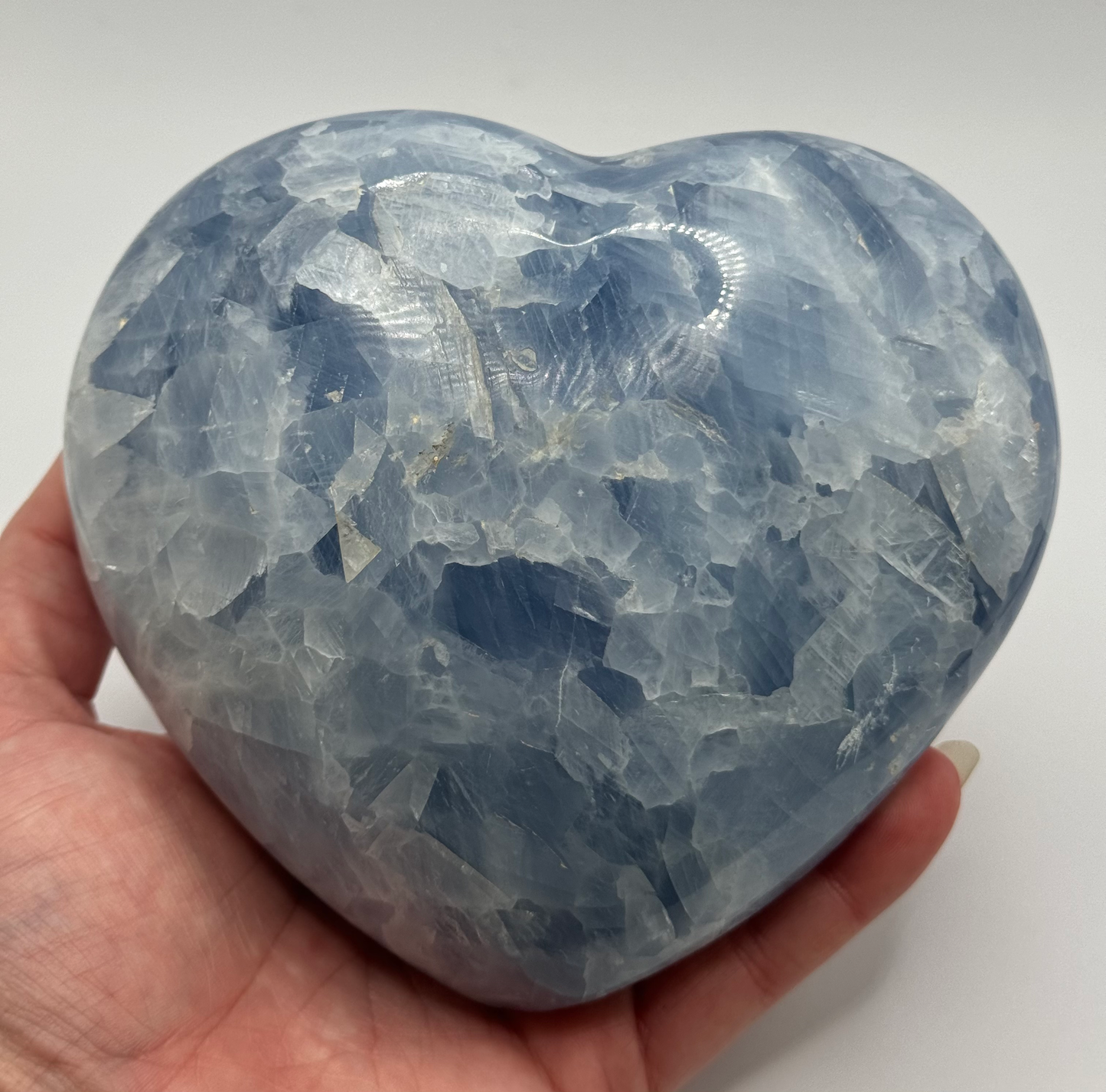 Blue Calcite Heart image 8