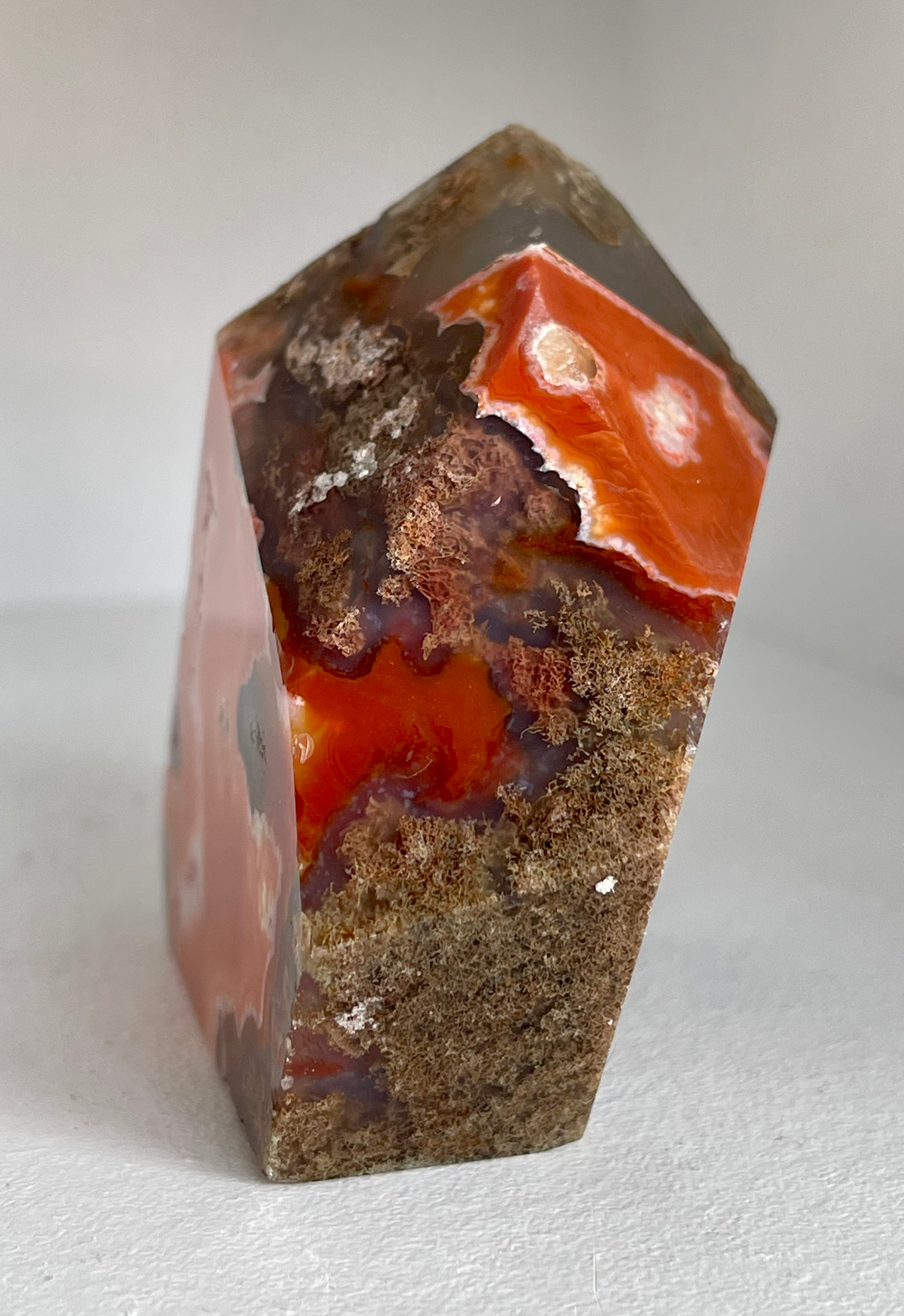 Carnelian x Moss Agate Freeform image 4