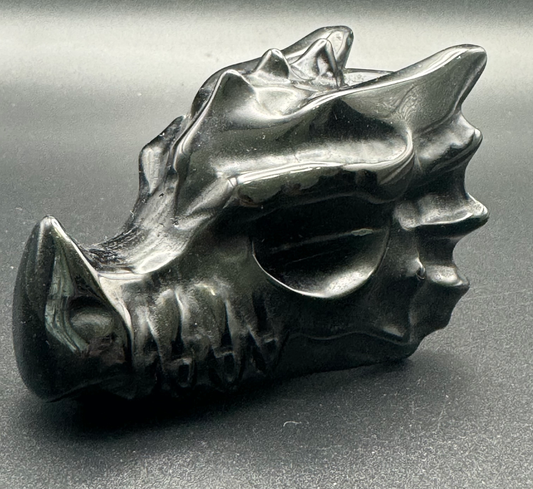 Obsidian Dragon Skull image 1