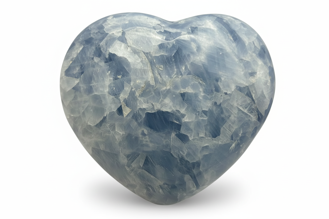 Blue Calcite Heart image 1