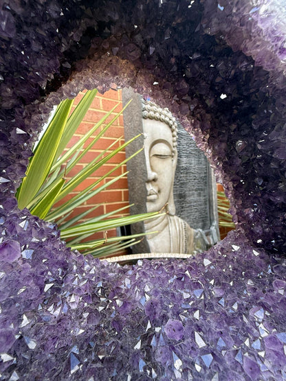 Brazilian Amethyst Cathedral Geode - 8.96kg