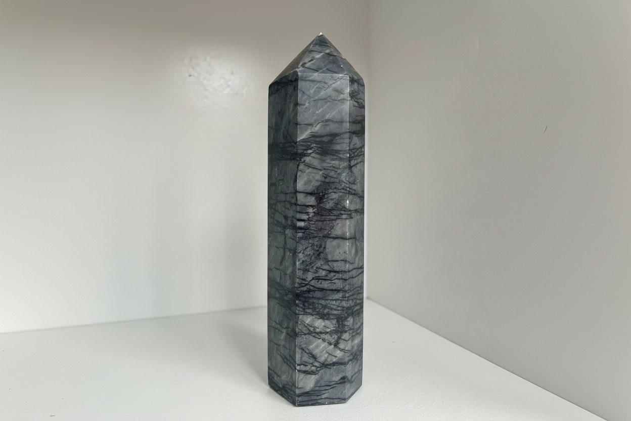 Grey Picasso Jasper Tower image 1