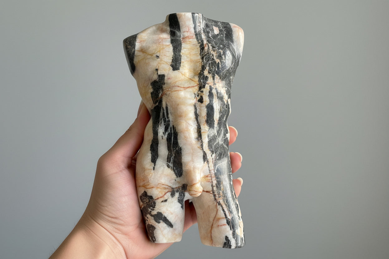 Pink Zebra Jasper Man Body image 4