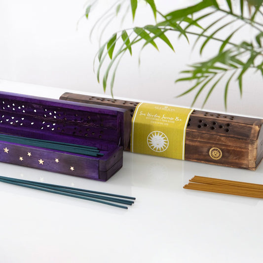 Star Wooden Bergamot Incense Box Set image 0