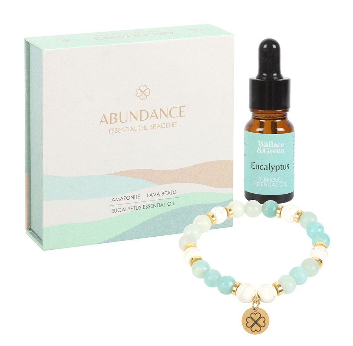 Abundance Amazonite Crystal Essential Oil Bracelet image 4