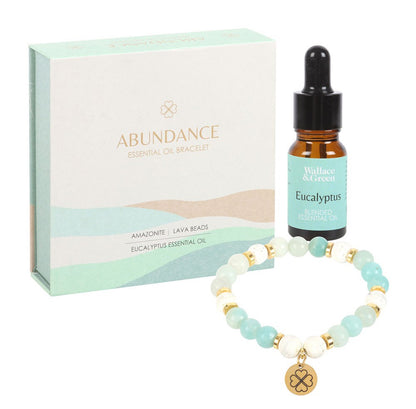 Abundance Amazonite Crystal Essential Oil Bracelet image 4