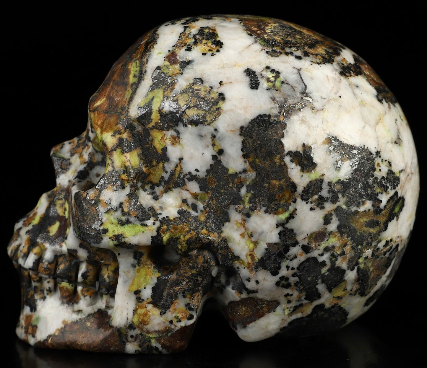 Hiso Jasper Skull Carving