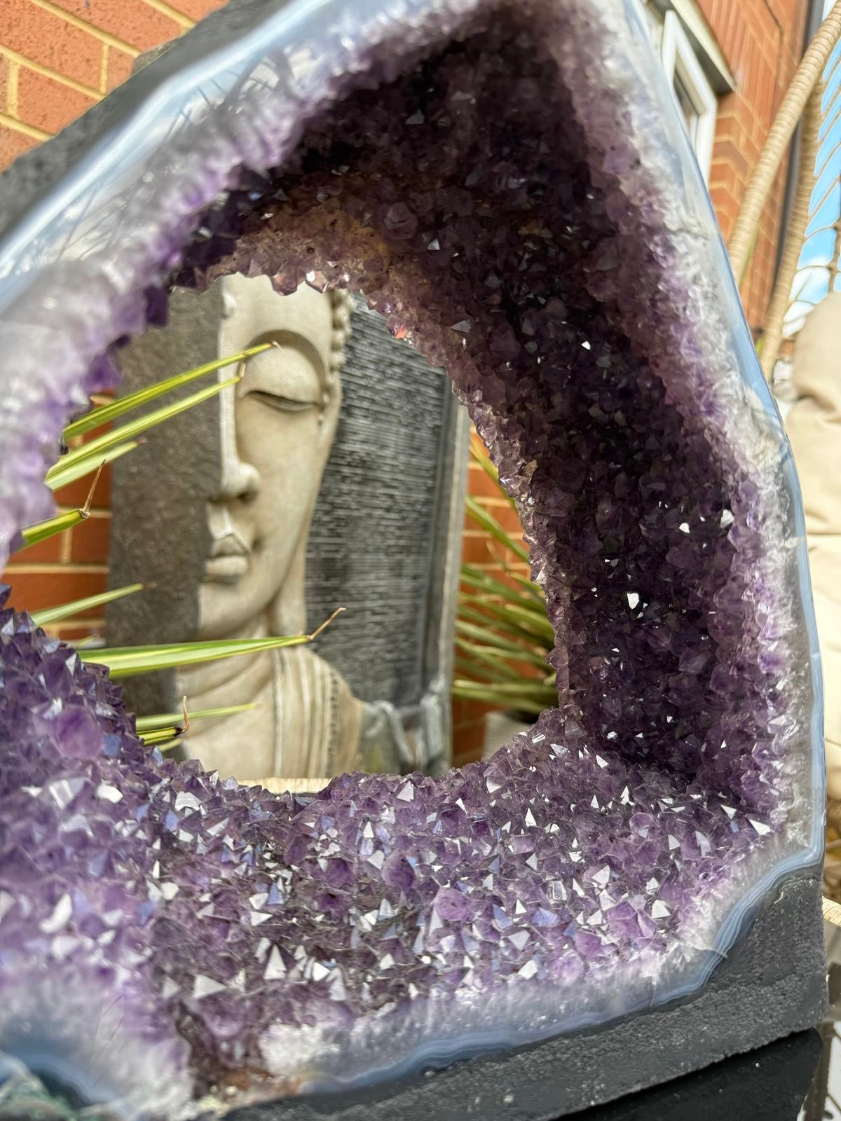Brazilian Amethyst Cathedral Geode - 8.96kg