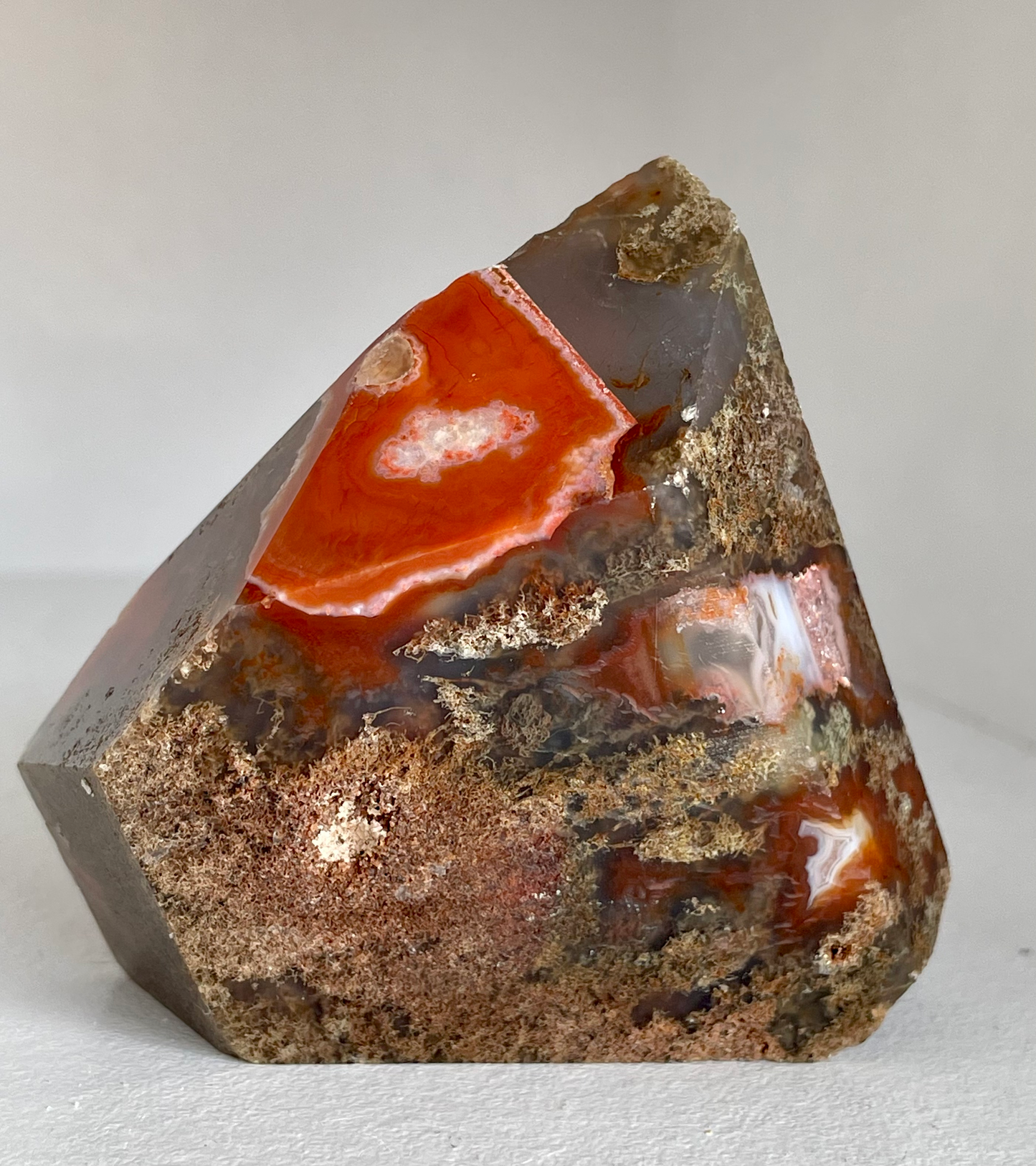 Carnelian x Moss Agate Freeform image 0