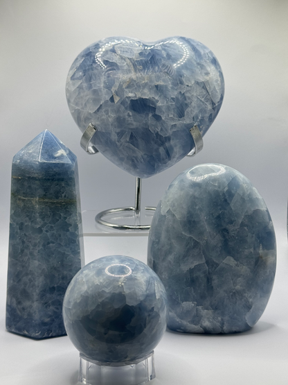 Blue Calcite Heart image 2