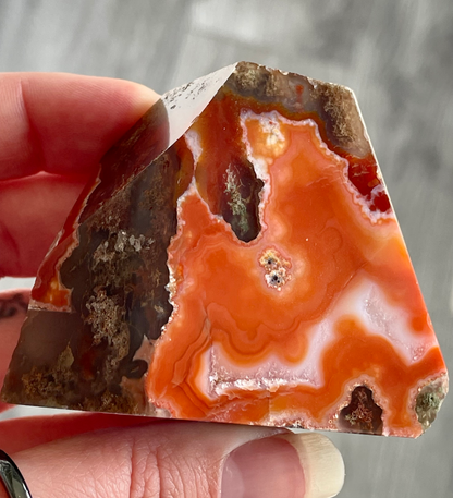 Carnelian x Moss Agate Freeform image 5