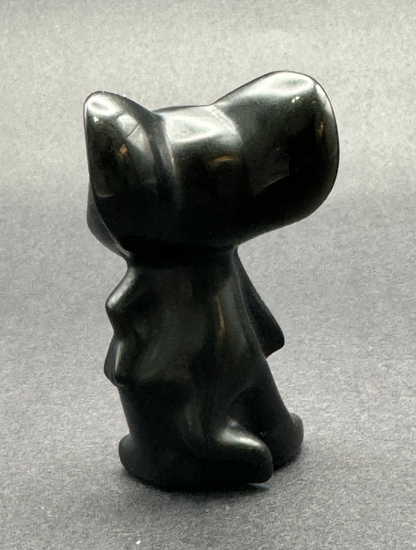 Black Obsidian Cat & Mouse image 4