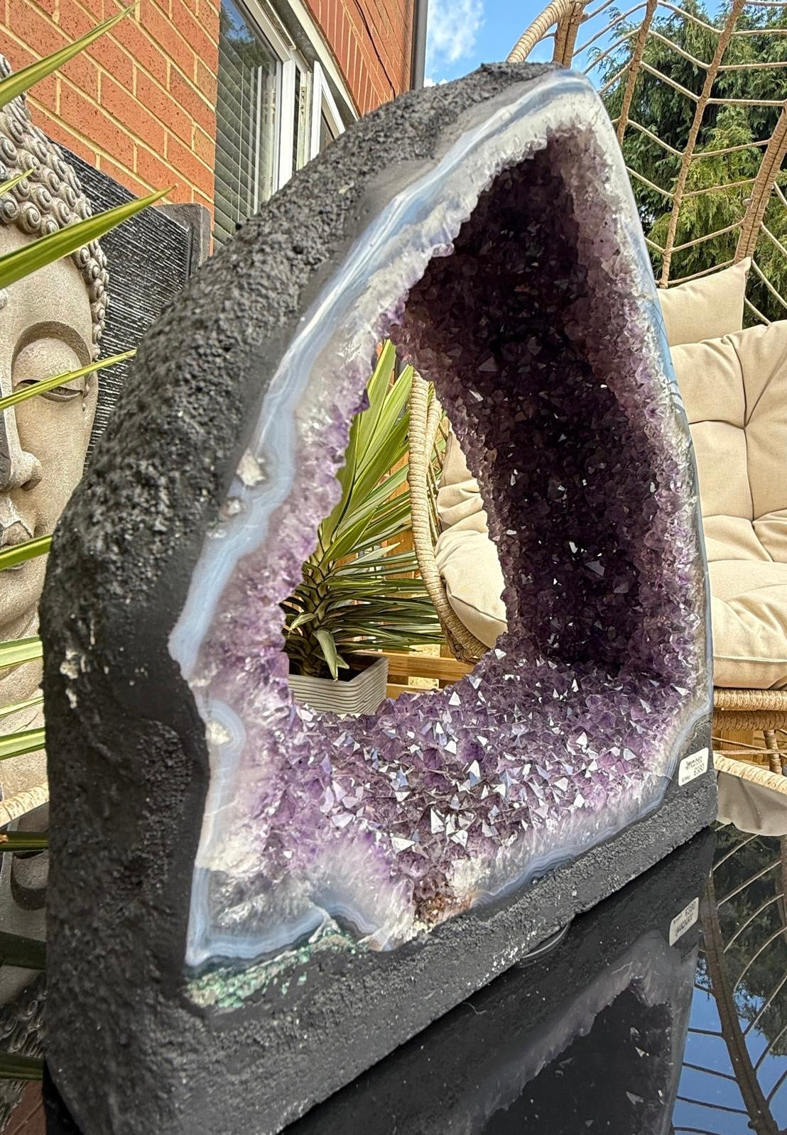 Brazilian Amethyst Cathedral Geode - 8.96kg