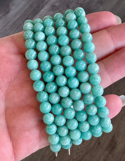 Amazonite Beaded Stretch Bracelet