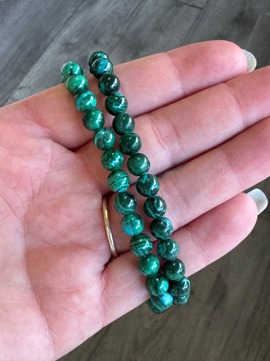 Malacolla 6mm Beaded Stretch Bracelet