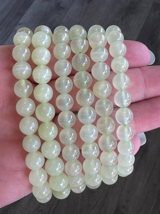 Green Onyx 8mm Beaded Stretch Bracelet