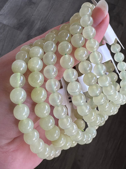 Green Onyx 8mm Beaded Stretch Bracelet