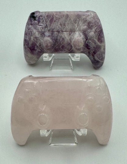 Rose Quartz Crystal Game Controller