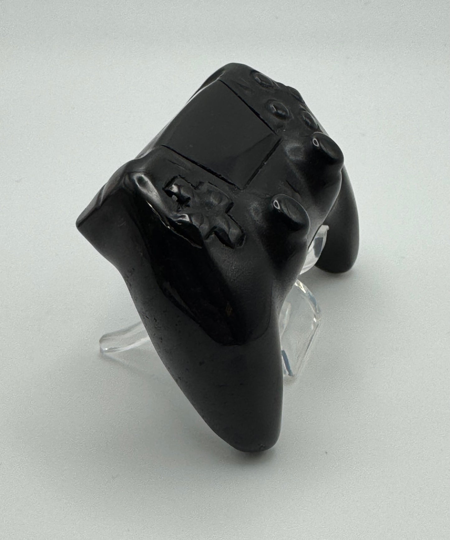 Black Obsidian Crystal Game Controller