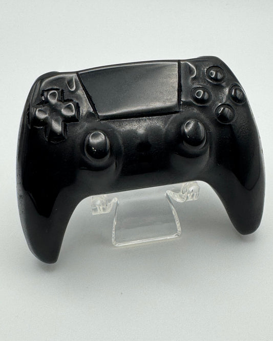Black Obsidian Crystal Game Controller