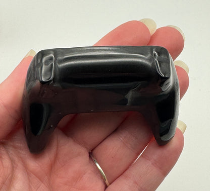 Black Obsidian Crystal Game Controller
