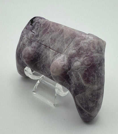 Lepidolite Crystal Game Controller
