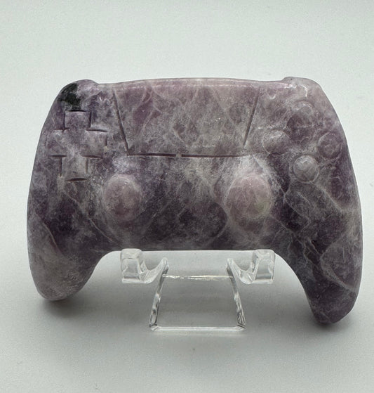 Lepidolite Crystal Game Controller