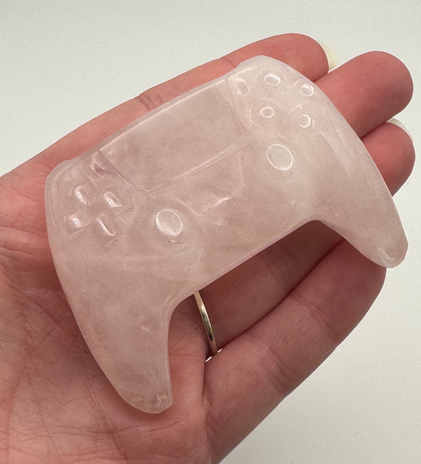 Rose Quartz Crystal Game Controller