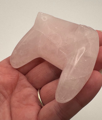 Rose Quartz Crystal Game Controller