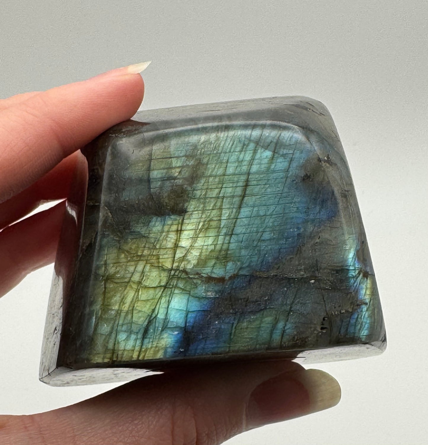Labradorite Freeform - Blue & Golden Flash