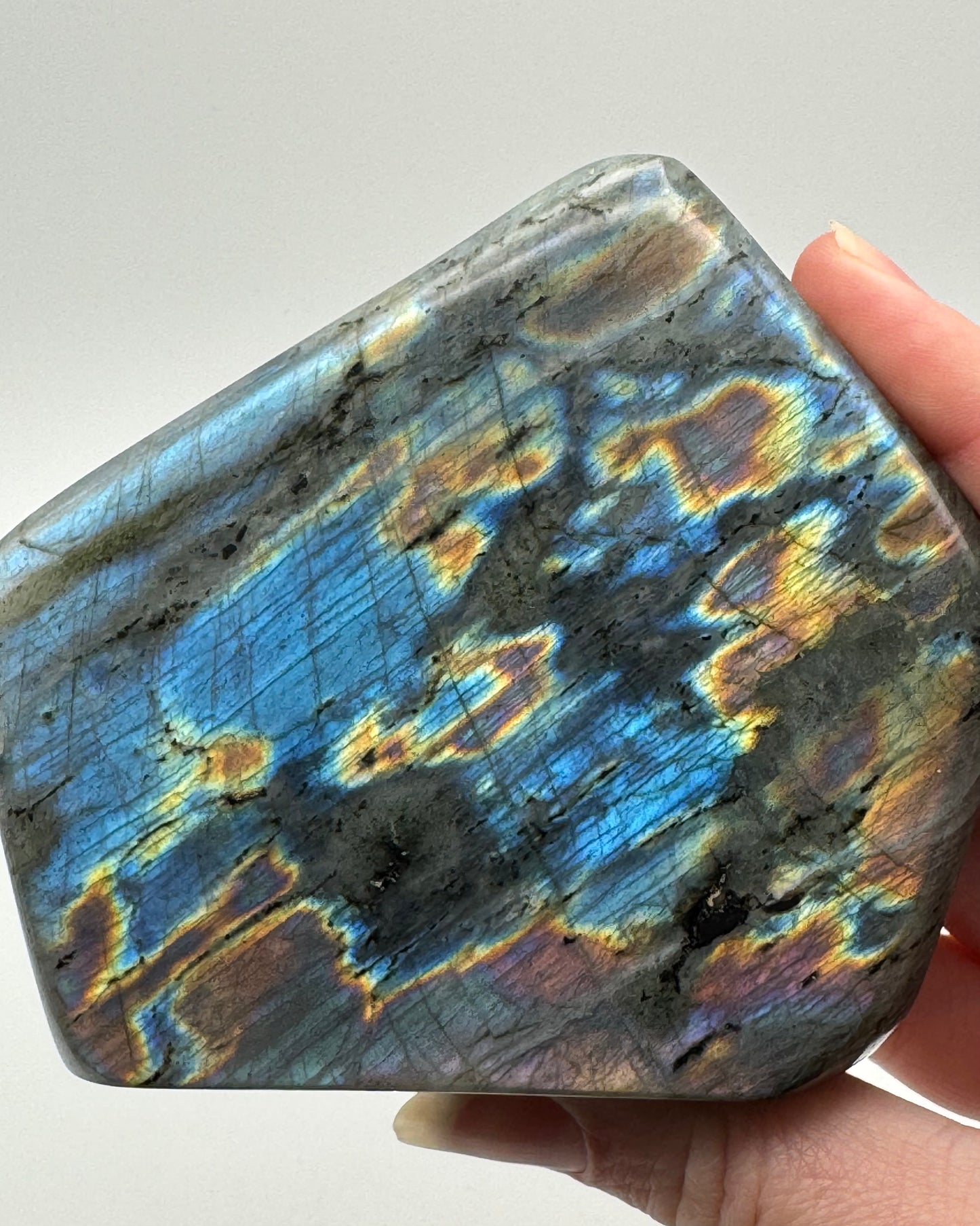 Labradorite Freeform - Purple Flash