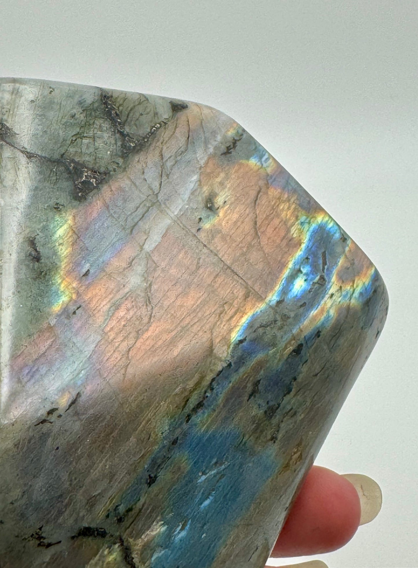 Labradorite Freeform - Purple Flash